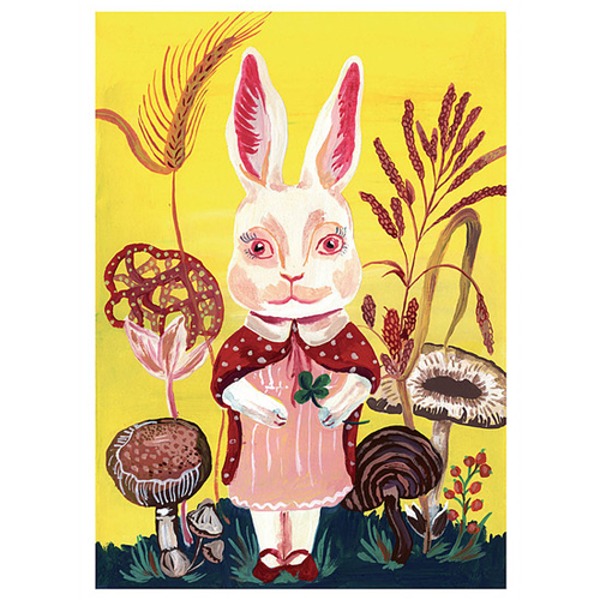 나탈리레테 그림 포스터 토끼 La lapine